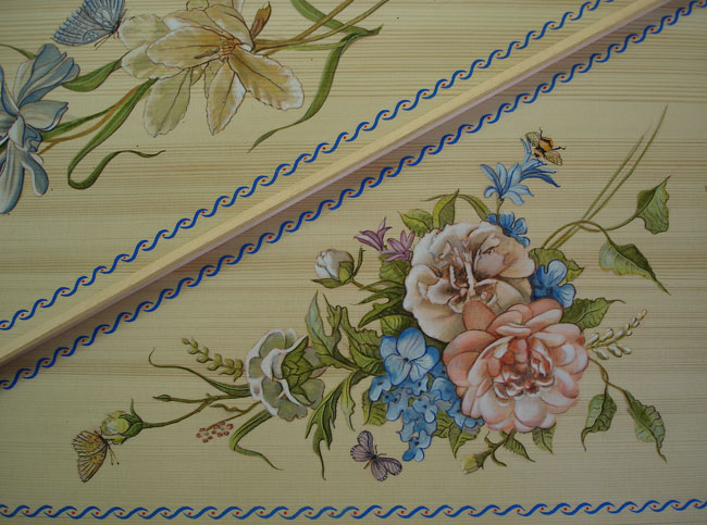 Harpsichord decoration, French double manual - Olga Kornavitch-Tomlinson