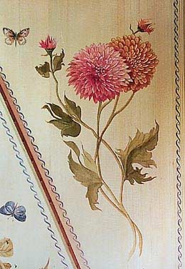 Harpsichord decoration, Blanchet, French double manual - Olga Kornavitch-Tomlinson